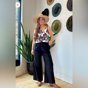 Nary Koh Rong Lounge Pant - Black Linen